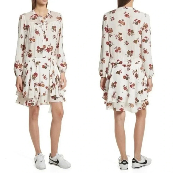 A.L.C. Silk dress size 0 - Picture 2 of 14